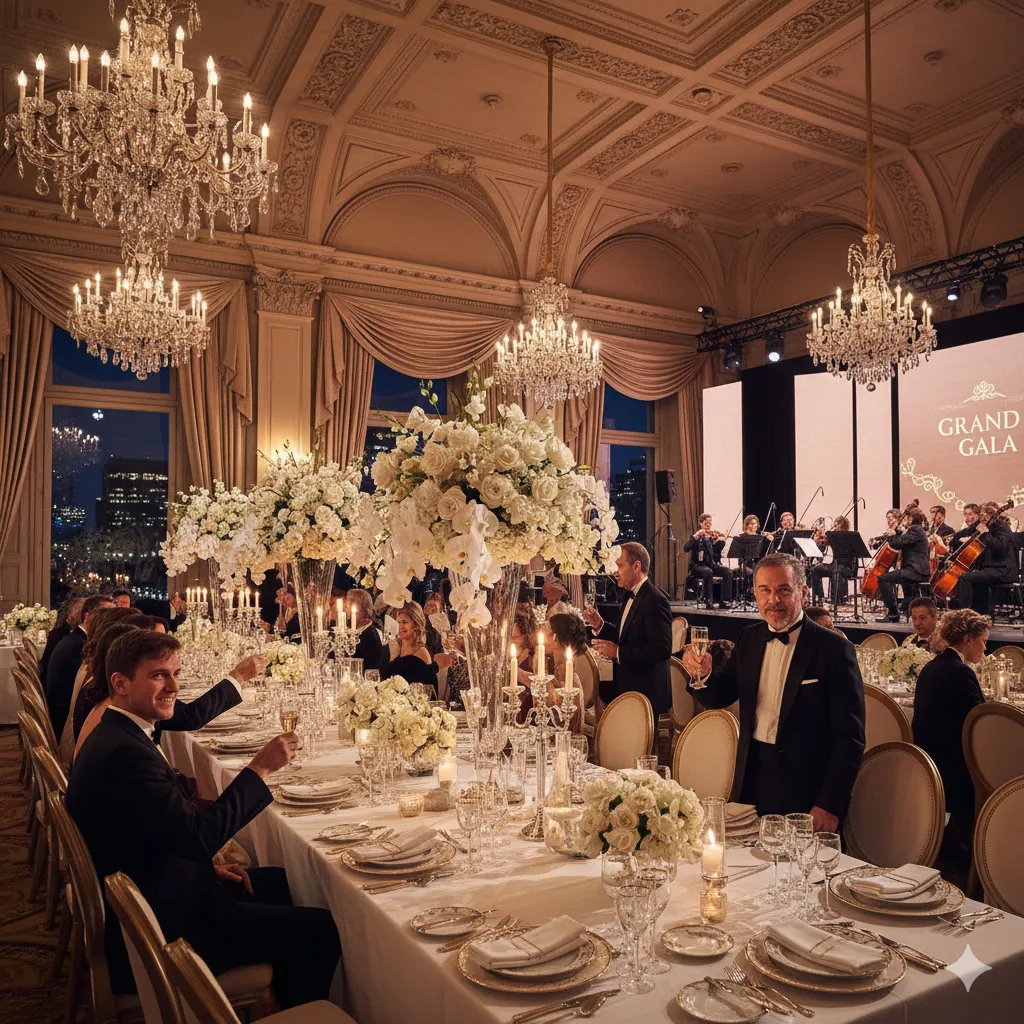 Evento de celebración elegante